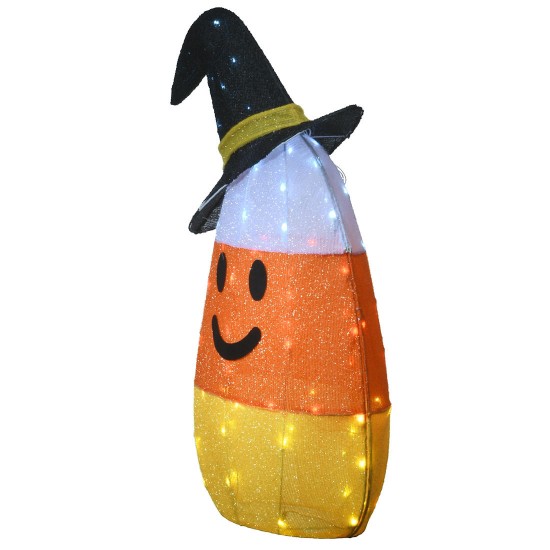  National Tree 35″ Pre-Lit Candy Corn Witch