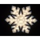  20″ Lighted Snowflake Christmas Window Silhouette Decoration