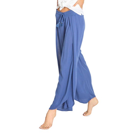  Gauze Pajama Pants, Navy, Medium
