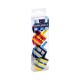  Striped Multicolor Hand Painted Dreidels Set of Four – Perfect Colorful Chanukah Dreidels Gift for Kids! Hanukkah Gifts