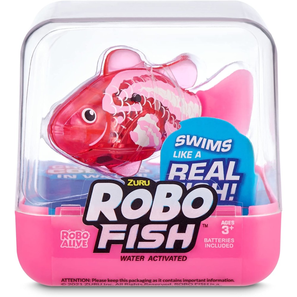 Robo Alive Robo Fish Series 2 (Hot Pink + Pink 2 Pack) – Robotic ...