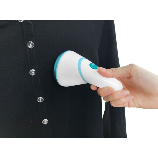  LR-01 Cordless Rechargeable Lint Remover with Cleaning Brush and Cover – Teal