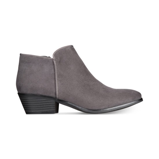 Style & Co. Wileyy Ankle Booties, Gray, 9 M