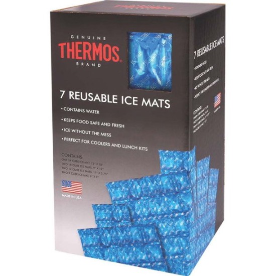  7-pc. Reusable Ice Mat Set