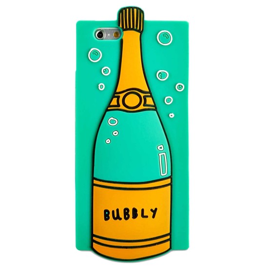 TwelveNYC Bubbly Phone Case  IPhone 7 (Bubbly Bottle Green)