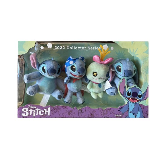 2022  Collector Series Lilo & Stitch & Scrump Plush Set, 4 Piece