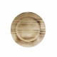  Jay Import Natural Fired Paulownia Wood Charger Plate, 13”