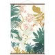  Flora Florals Paint by Number Set, Includes 16×24″ Canvas, Acrylic Paints, 3 Paint Brushes, Wood Wall Hangers, Artwork for Beginners