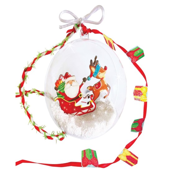 Box CanDIY Totally Santa Santa’s Sleigh Ornament Set
