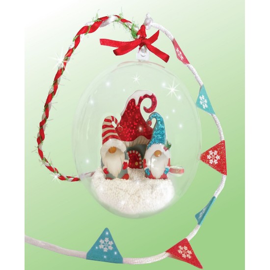 Box CanDIY Totally Santa Gnome Village Ornament Set