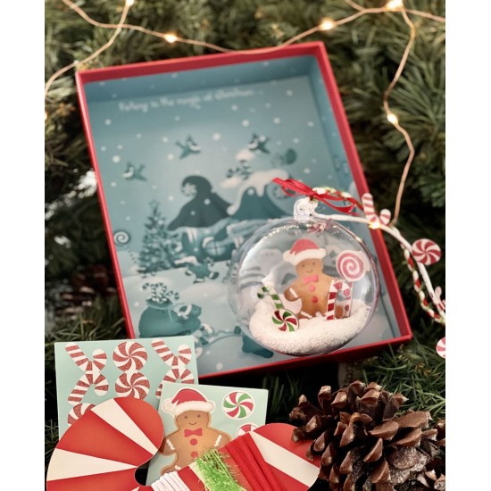 Box CanDIY Totally Santa Gingerbread Village Ornament Set