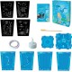  Totally Twilight Sea Life Lantern Scratch Art Set, Blue
