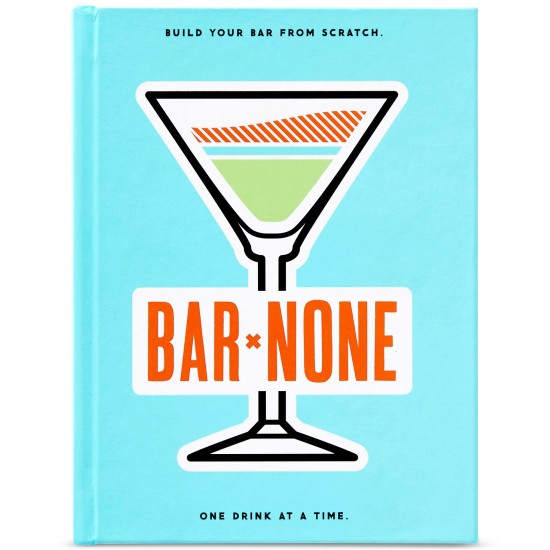  Bar None Drink Journal, Blue, 4.3″W x 5.75″H