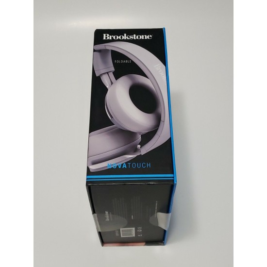 Brookstone Nova Touch Wireless Bluetooth Headphones (Gray)