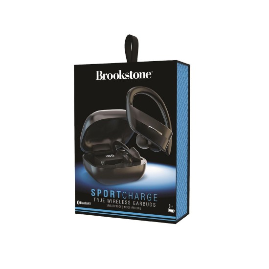  SportCharge True Wireless Bluetooth Earbuds – Black