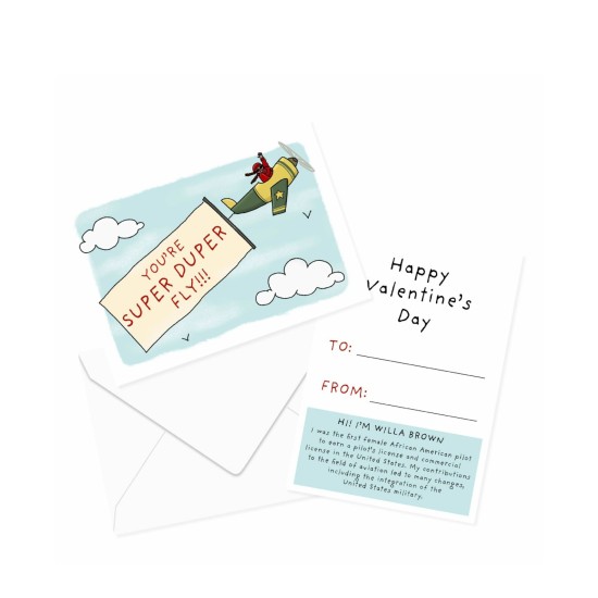 By Ms James Black History Valentine Boxed Card Set, Multi, 4.75″ x 3.25″