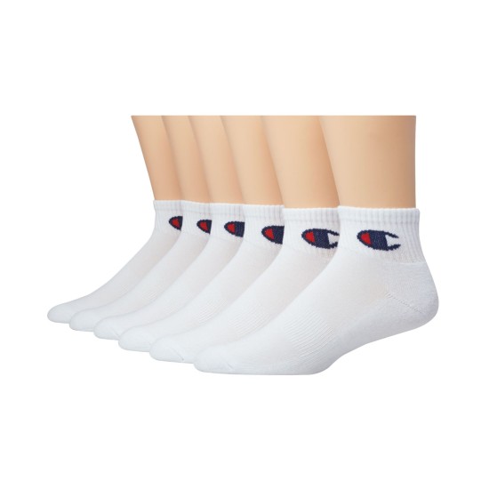  Double Dry Moisture Wicking Logo 6 or 12 Pack Ankle Socks