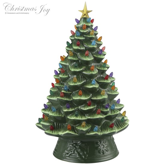  Nostalgic Ceramic Lighted Christmas Tree