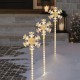  Snowflake Pathway LED Lights, 5-Count, Warm White, 5 Count