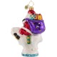  Hand-Crafted European Glass Christmas Decorative Figural Ornament