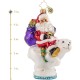  Hand-Crafted European Glass Christmas Decorative Figural Ornament