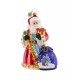  Hand-Crafted European Glass Christmas Decorative Figural Ornament, Twilight Delight Santa