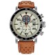  Eco-Drive Brycen Leather Strap Men’s Chronograph Watch