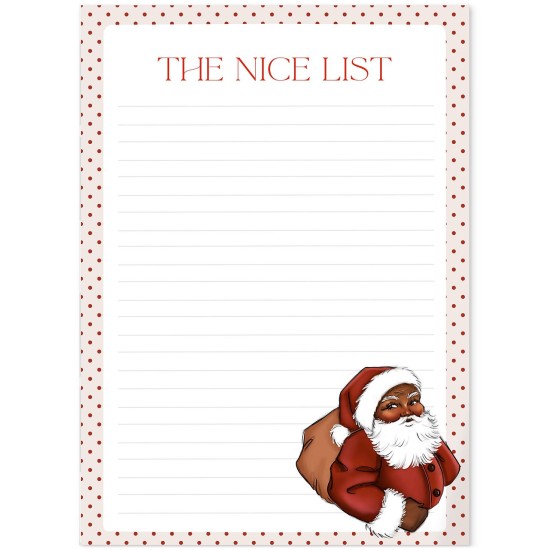 Coco Michele Nice 50 pages List Notepad, 5 x 7, Beige