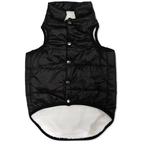 Collection Xiix Pet Puffer Coat, Black, Small