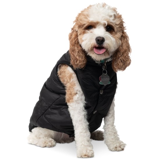 Collection Xiix Pet Puffer Coat, Black, Small