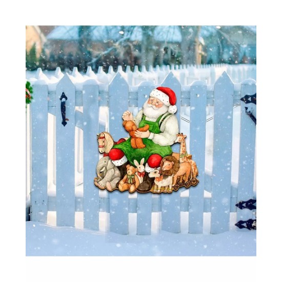  by Susan Winget Merry Christmas Santa Wall and Door Decor