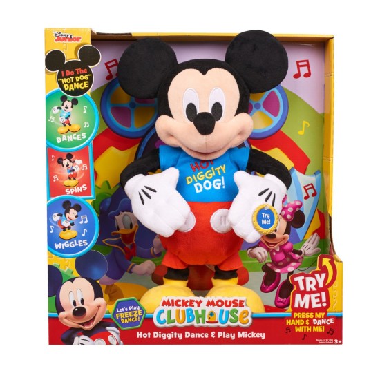  Junior Mickey Mouse Clubhouse Hot Diggity Dance & Play Mickey Interactive Plush Toy