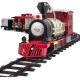  1006832 Classic Motorized Train Set, Complete Toy Set with Engine, Cargo, 18′ of Modular Tracks, Red/ Black, Pack of 30