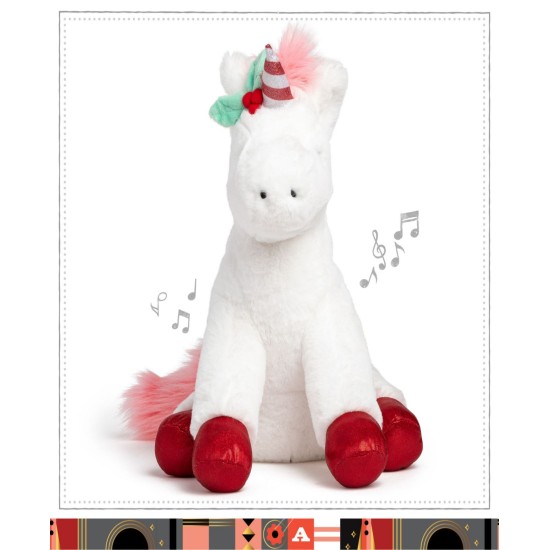  Holiday Unicorn Plush Toy