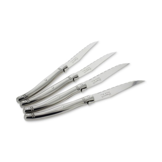  Laguiole Stainless Steel Steak Knives, Set of 4