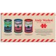  Andy Warhol Soup Cans Set of 3 Shaped Puzzles in Tins, Multi