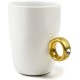  2-CARAT CUP Solitaire Ring Mug, Gold