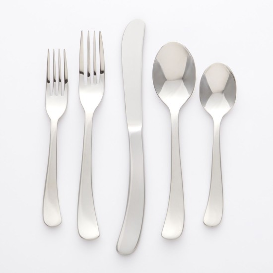  International Sea Drift 20-Piece Stainless Steel Flatware Place Setting, Service for 4