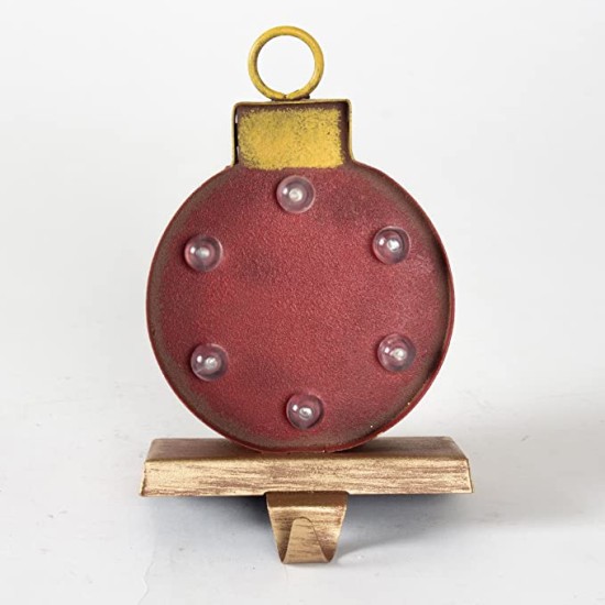  Christmas Stocking Holder Marquee LED Ornament Xmas Stocking Hooks Seasonal Decor