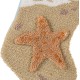  Handmade 3D Starfish Hooked Christmas Stocking