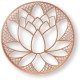 Graham & Brown Copper Lotus Blossom Wall Art