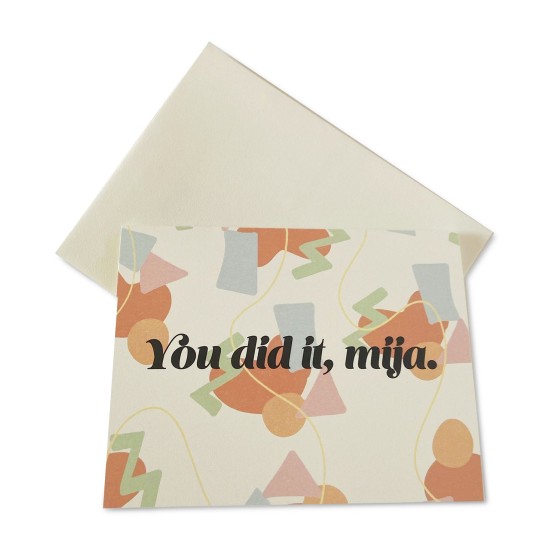 Grl Collective You Did It Mija Card Other, Beige, 5.5″ x 4.25″