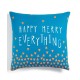  Happy Merry Everything Decorative Pillow (Blue)