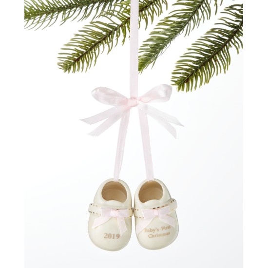  Pink baby shoes, Ornament