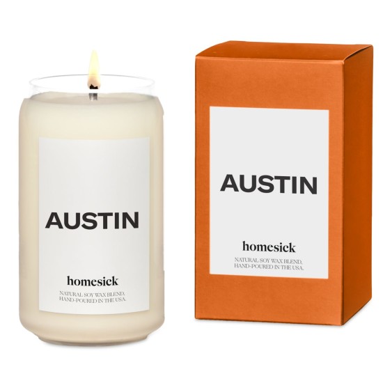  Premium Scented Candle, Austin – Scents of Bergamot, Grapefruit, Fir Needle, 13.75 oz, 60-80 Hour Burn, Natural Soy Blend Candle Home Decor, Relaxing Aromatherapy Candle