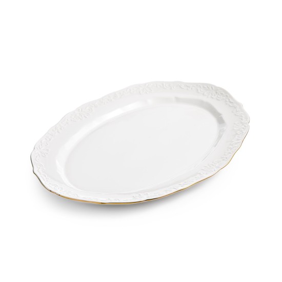  Classic Foulard Platter (White)