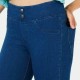  Women’s Original Smoothing Denim Leggings, Blue, Small