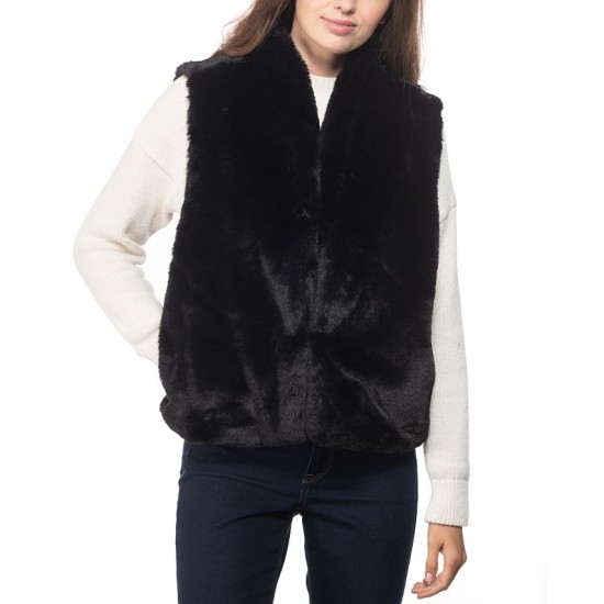 Inc Faux-Fur Vest- Small/Medium