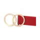  Double Circle Belt, Red, XL