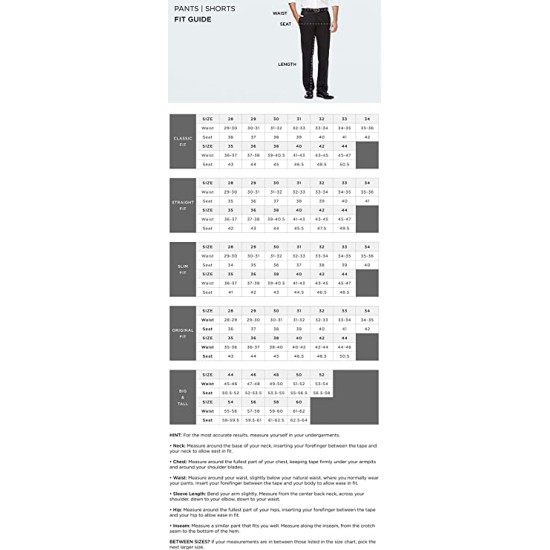 J.M.  Sharkskin Classic-Fit Flat Front Premium Flex Waistband Dress Pants